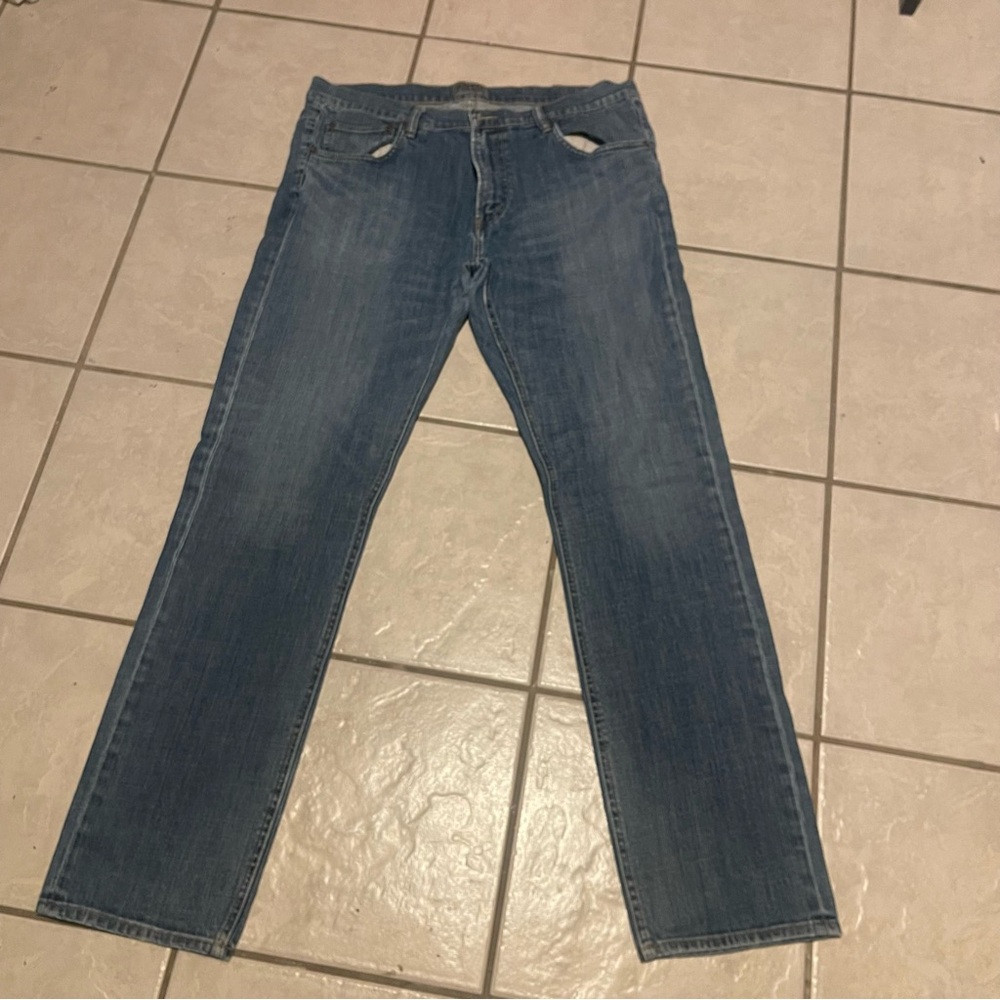 Wesc Men's Straight Medium Wash Blue‎ Jeans Size 38